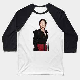 Killing Eve Sandra Cartoonish Baseball T-Shirt